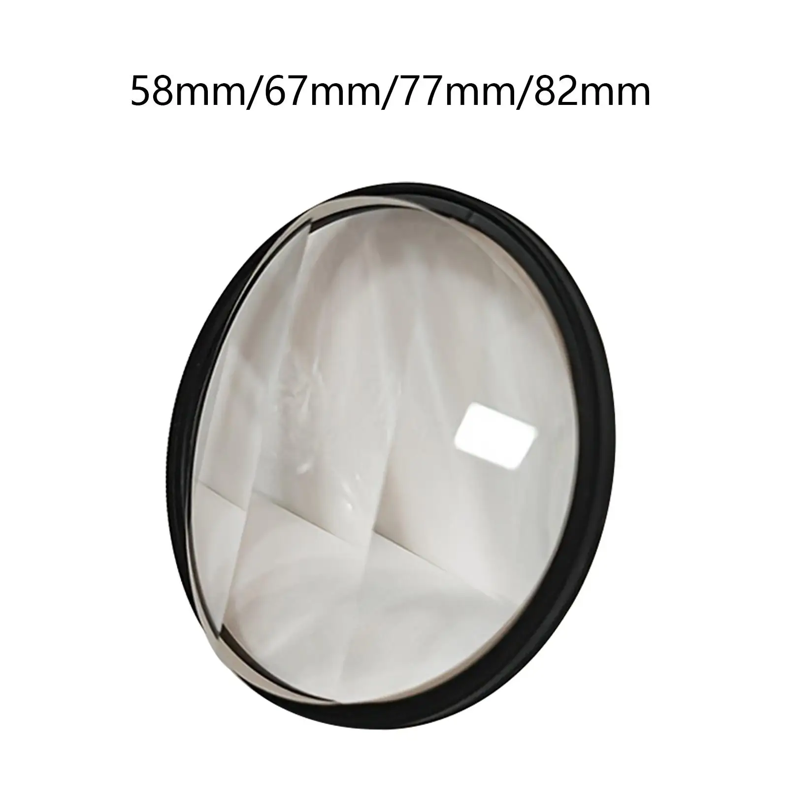 Camera Filter Accessories Repeated Color Images Easy to Use Foreground Blur Creative Linear Glass Prism Special Effects Filter