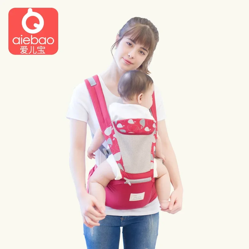 Kangaroo Baby Carrier Baby Sling Wrap Back Front Carry Hip Seat Multifunctional Straps Portable Prevent Ergonomic Baby Carriers