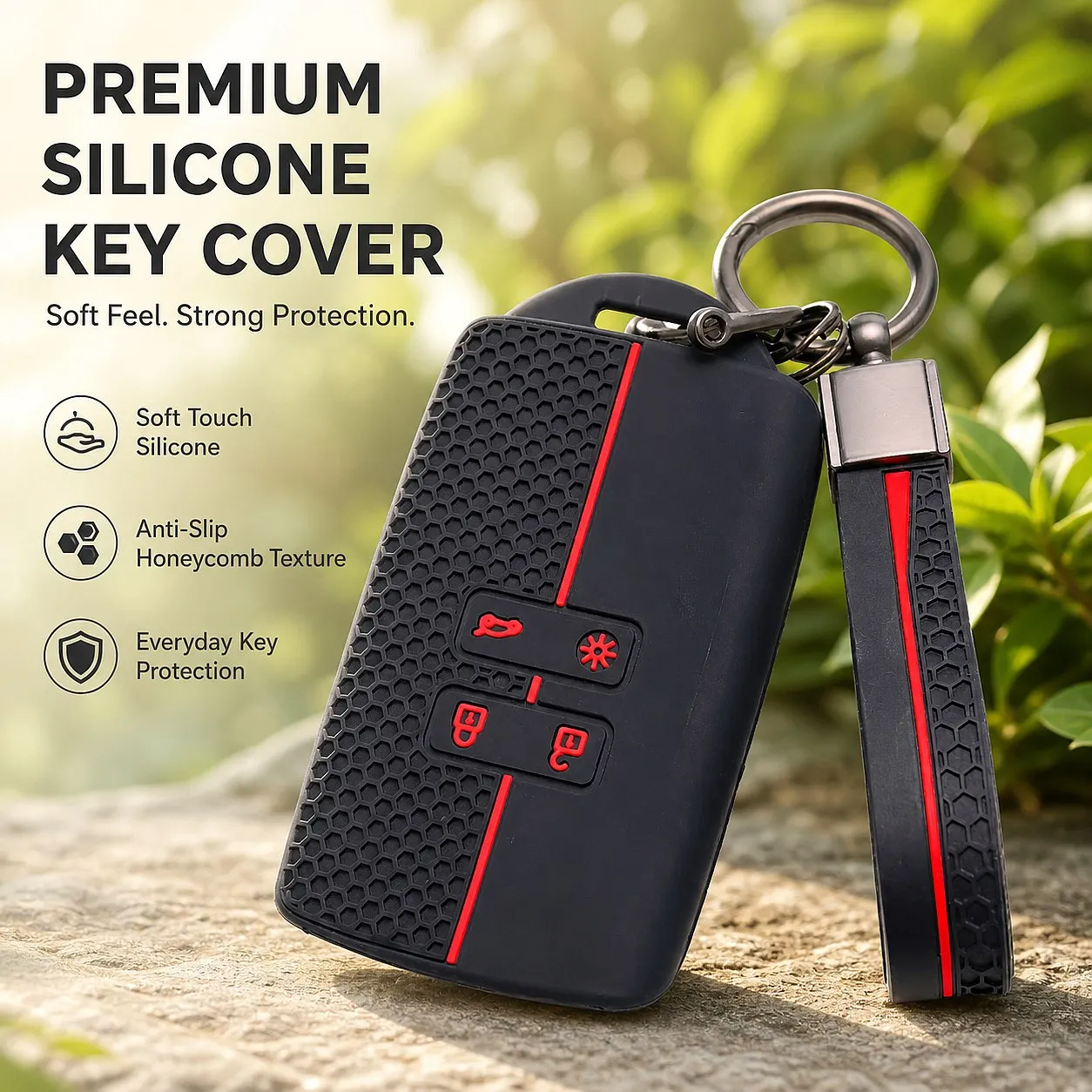 Key Case Cover for Renault Koleos Kadjar Megane Talisman Espace Captur Clio Scenic with Keychain Anti-Scratch Shockproof