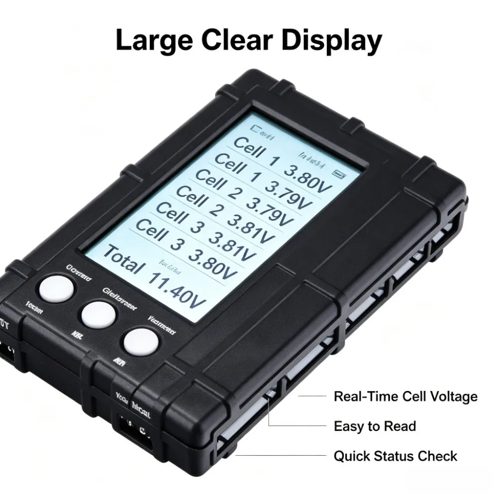 For Battery Balancer for LiFe Li-ion 3S 6S with 3-in-1 Functionality Monitoring Balancing and Controlled Discharge