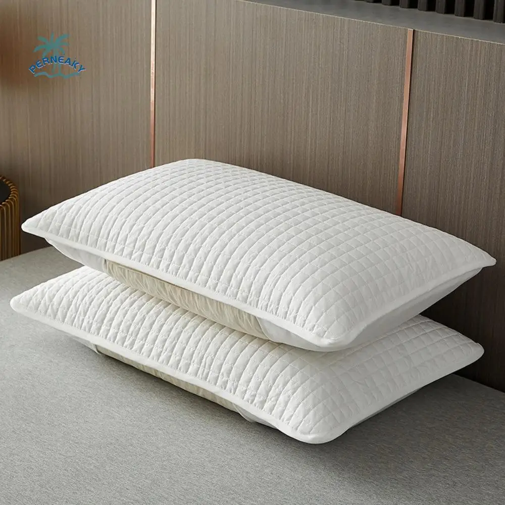 

2PCS Pillow Core Protection Stain Prevention Pillow Cover Comfortable Sweatproof Dust Proof Pillow Cases Soft Pillow Towel Home