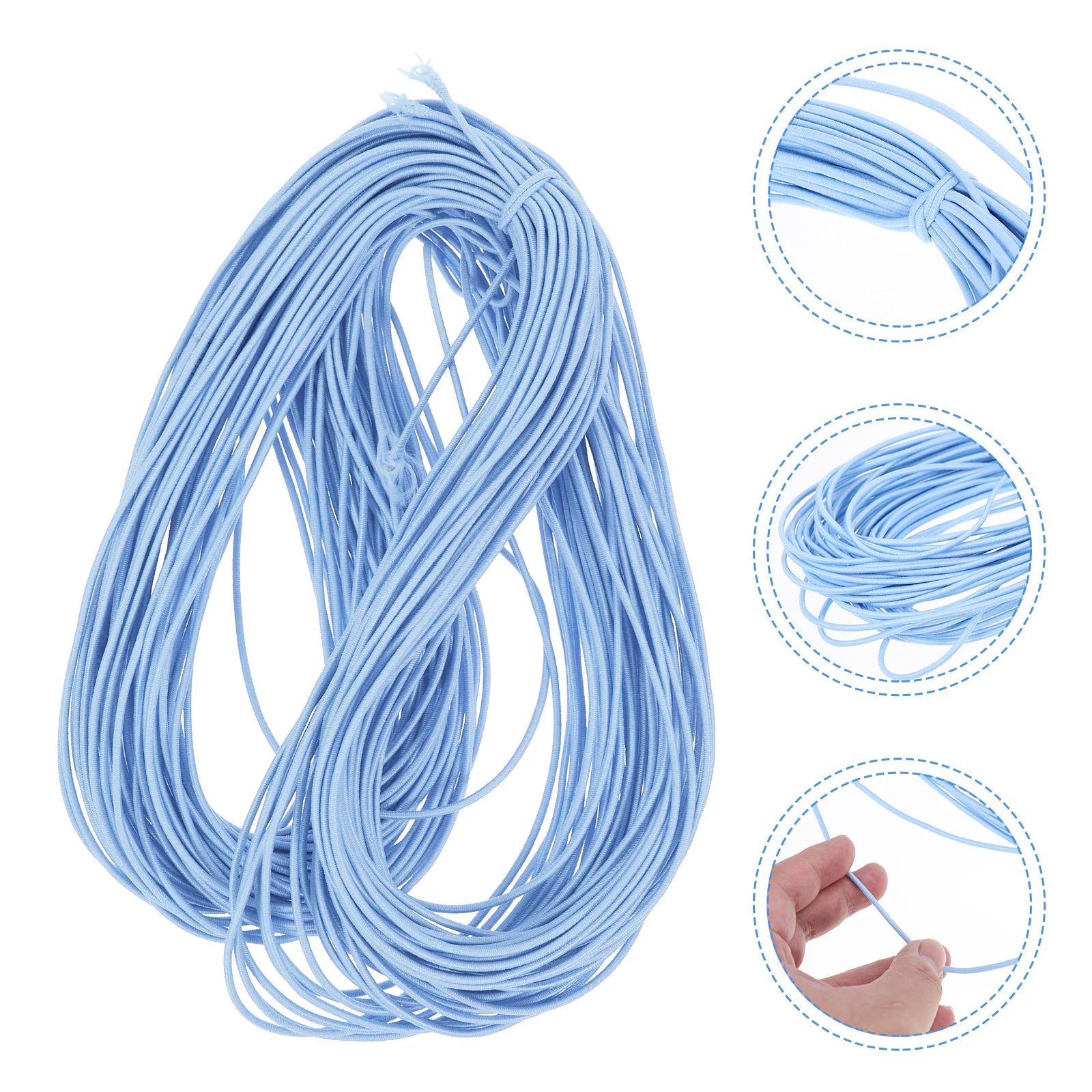 

Elastic Band Rope Bracelet Crafts Jewelry Thread Making Wire Skyblue Stretchy Cord DIY Accessories String Bracelet Necklace Cord