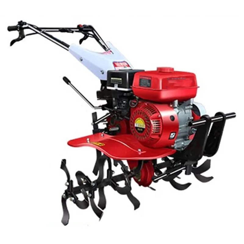 4KW Multi-function Gasoline Micro-cultivator Rower Rotary Tillage Ridging Weeding Ditching Diesel Cultivator Micro Tillage Machi