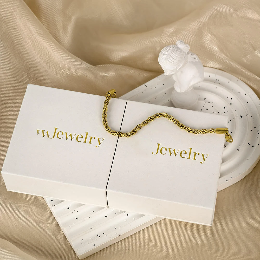 

Custom Logo Recyclable Cardboard Hard Rigid Box Ring Earrings Necklace Boxes Luxury Creativity Magnetic Gift Case for Jewelry