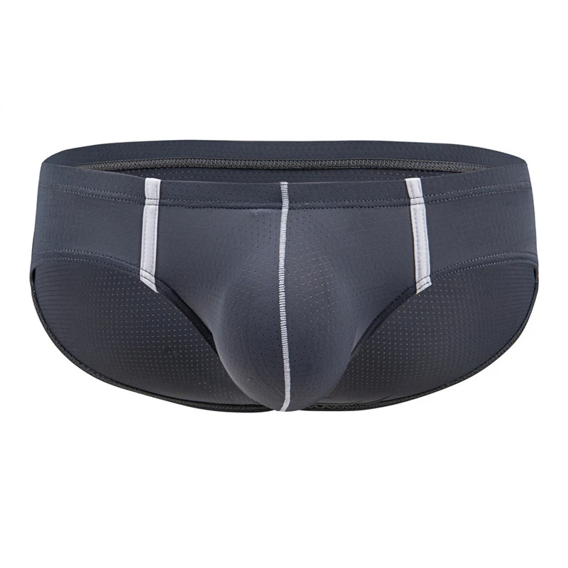 

Sexy Men Briefs Summer Underwear U Convex Sexy Mesh Breathable Soft Nylon Briefs Bikini Low Waist Male Underpants
