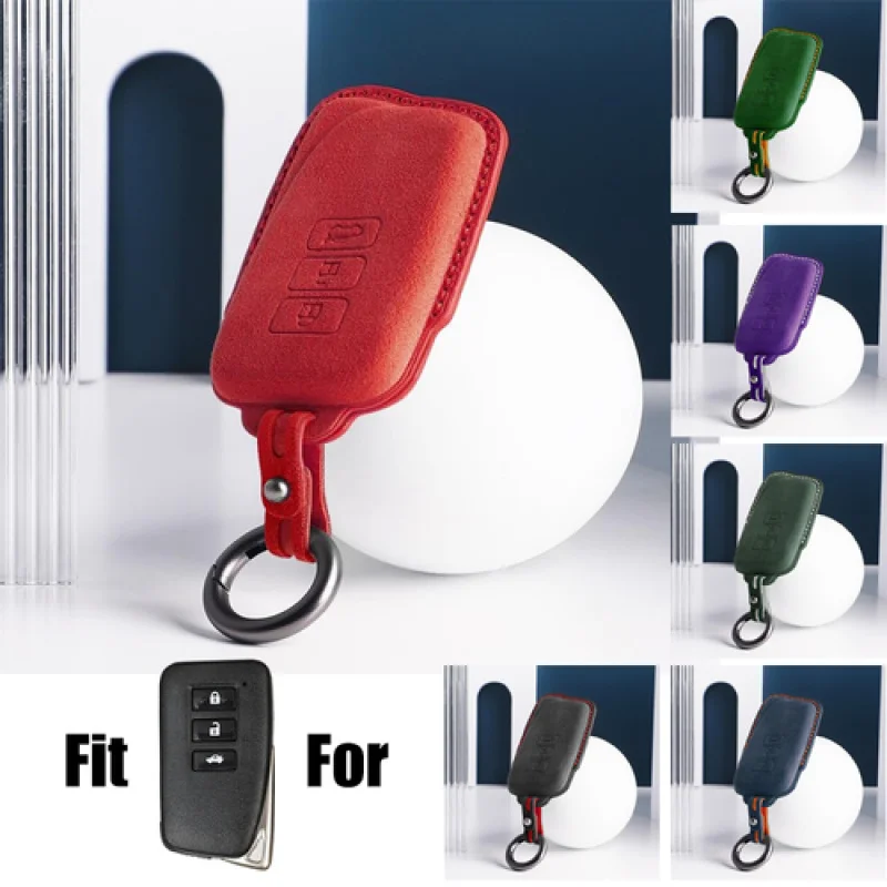 

A+ Suede Leather Car Key Fob Case Cover For Lexus NX RX ES RC IS GS 200 300 RX450h