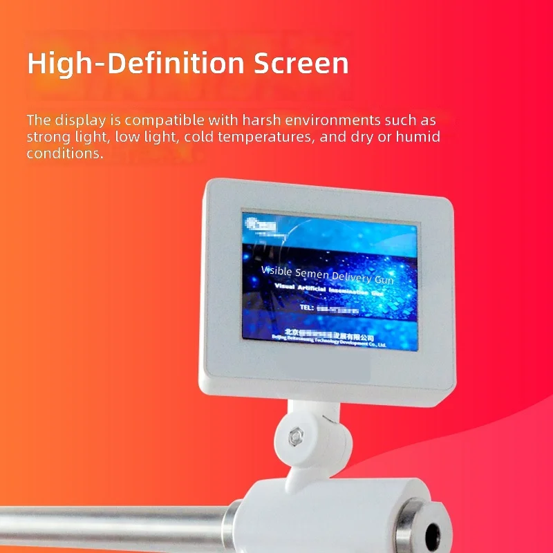 Bovine Insemination Gun, Visual Insemination Device with Screen, Cattle Sheep Artificial Insemination Equipment, Veterinary Use