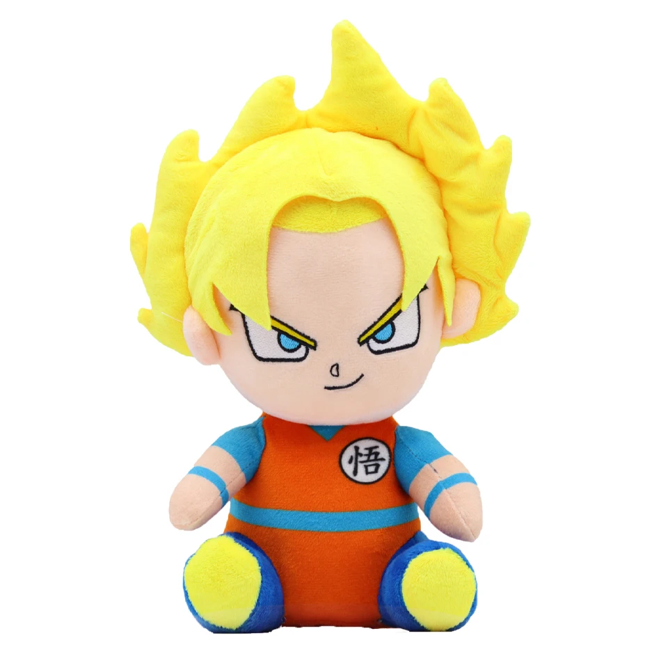 20cm Dragon Ball Z Japan Anime Plush Toys Super Saiyan Goku Vegeta Picollo Trunks Gohan Cartoon Figure Stuffed Dolls Gifts image 4