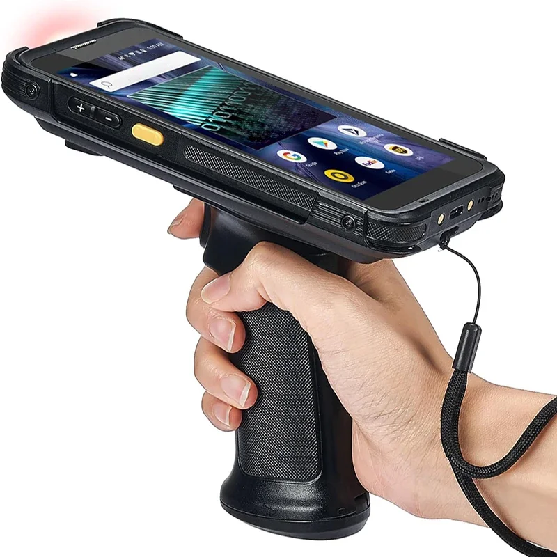 5.5 Inch Rugged Android PDA 4G RAM 64G ROM Barcode Scanner UHF Rfid Reader Wifi 6 802.11 USB 3.0 Handheld Terminal C66