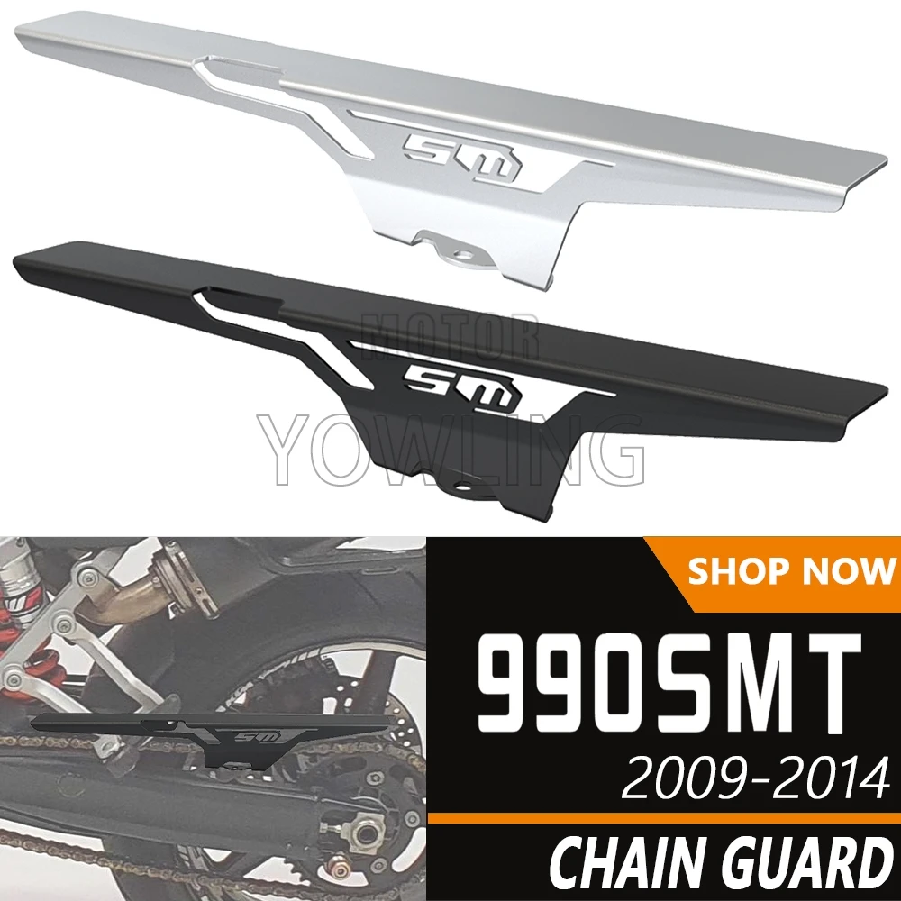 

Motorcycle Accessories Rear Chain Guard Cover Sprocket Protector For 990 LC8 Supermoto R/T 990 Super duke R 2009-2014 990 SMT