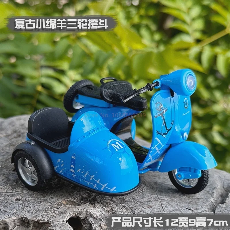 Alliage ATV quatre roues moto modèle Vintage côté par côté Trike jouet Tuk-Tuk Thai trois roues voiture télécommande jouet