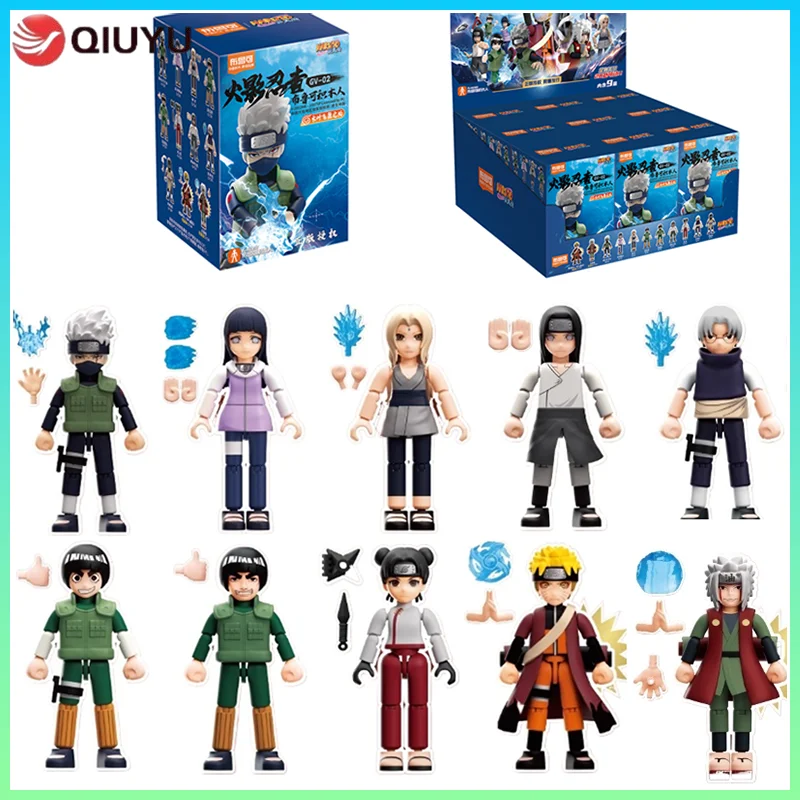 Blokees Naruto Bouwstenen Anime Assembleren Speelgoed Beweegbare Model De Derde Golf Van Naruto Kakashi Blind Box Kindercadeau