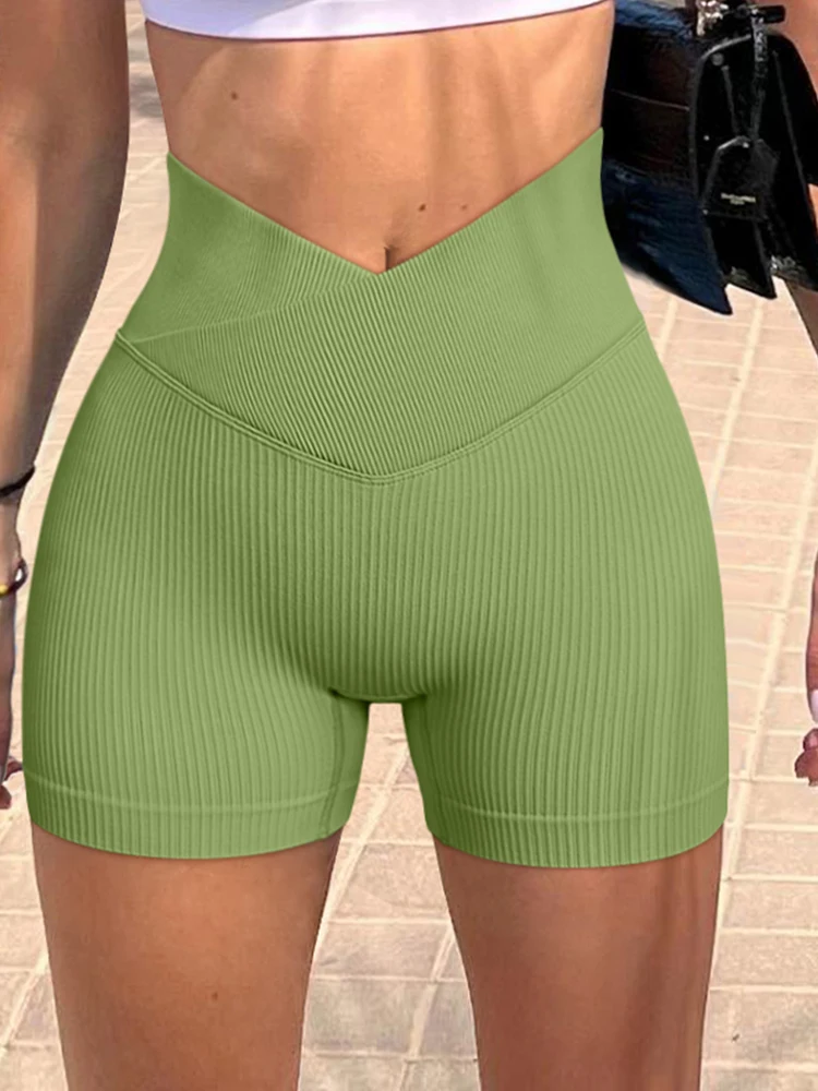 المرأة سلس الصالة الرياضية بلون السراويل الرياضية الخصر ضيق عالية الخصر الورك رفع اليوغا السراويل تشغيل السراويل #1