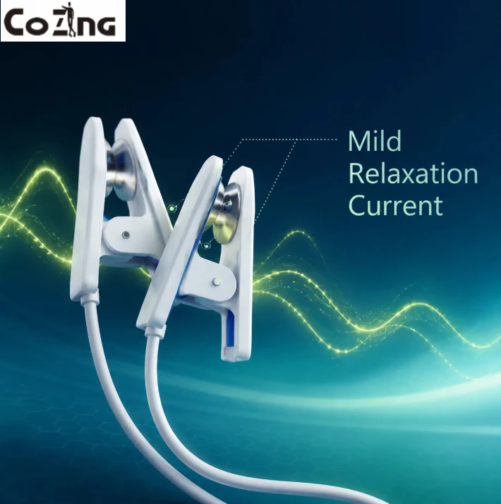 Ear Clip Type Intelligent Sleep Aid Micro-current CES Therapy Insomnia Electrotherapy Device Relieve Anxiety Depression Migraine