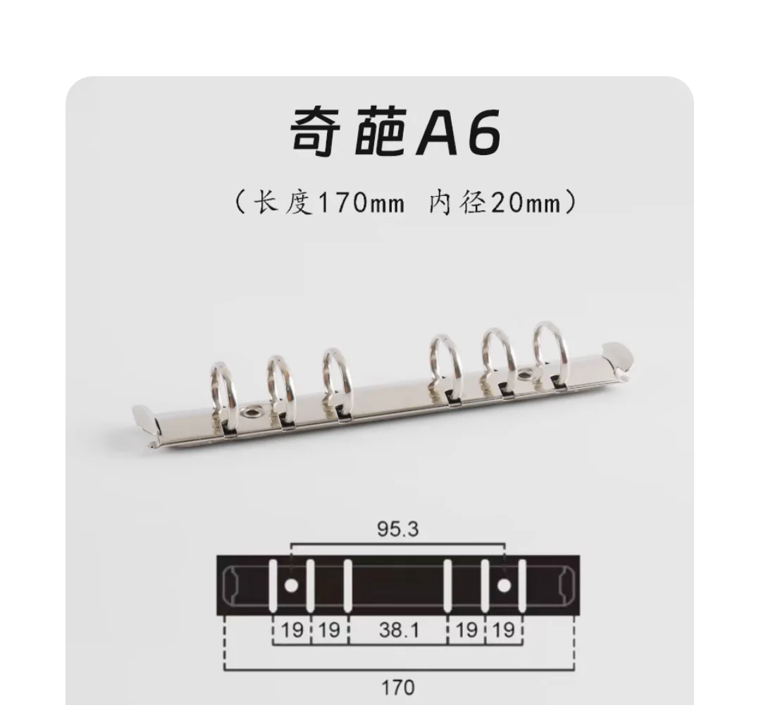 Mecanismo de clipe A6 19/19/38/19 15/20/25 mm