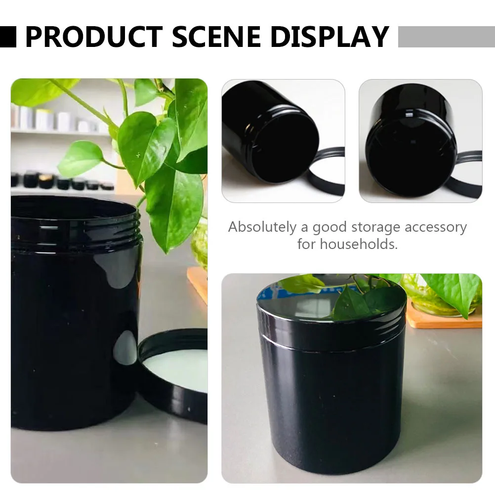 6Pcs 500Ml Facial Cream Containers Versatile Makeup Storage Bottles for Creams Masks Travel Use Wide Mouth Lotion Jars