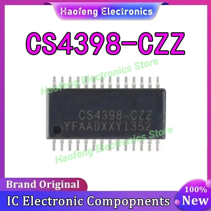 CS4398-CZZ CS4398-CZ CS4398-C CS4398 CS439 CS43 CS4 IC DAC/الصوت 24BIT 216K 28TSSOP في المخزون