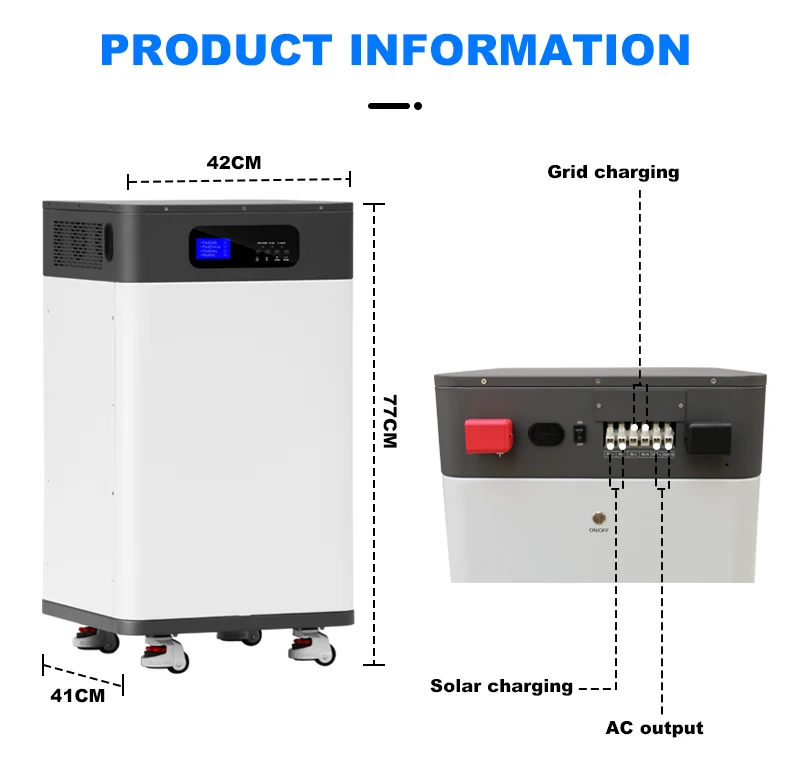 Emergency Power System 15kWh Compact Integrated Battery Inverter Lithium Battery Energy