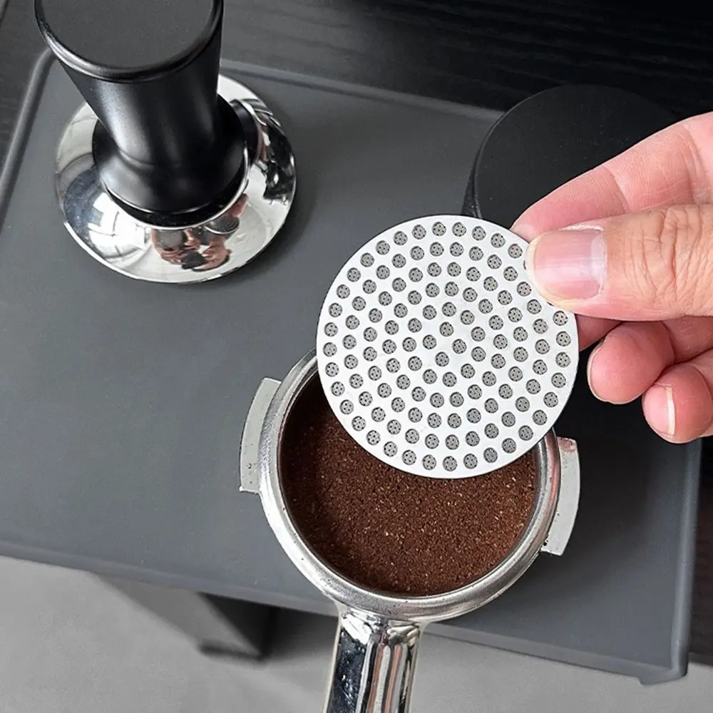 51/53/58mm Coffee Filter Screen Heat Mesh Screen Portafilter Barista Coffee Making Puck Screen for Portafilter Basket