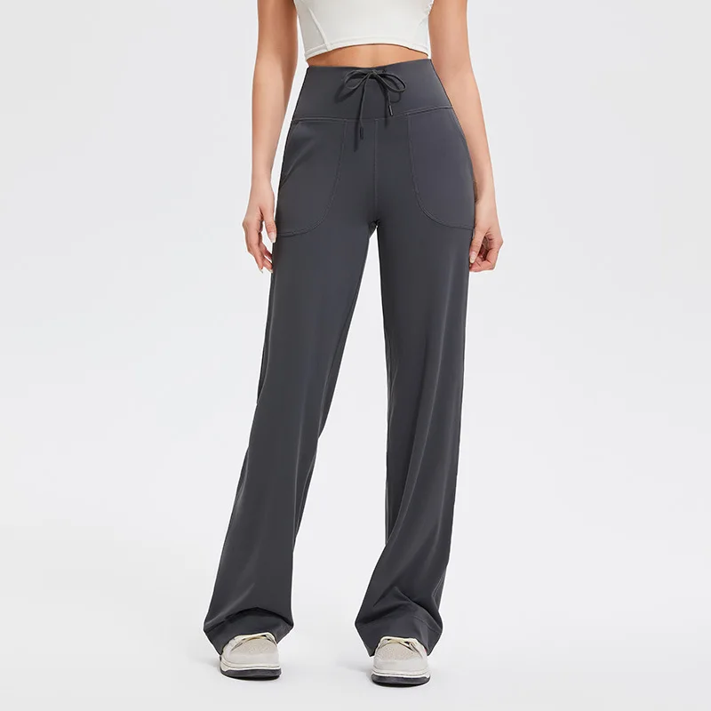 

Women's High Waist Yoga Pants Gym Loose Running Pockets sports pants sweatpants street fashion casual sport women fitness pants