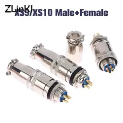 XS9/XS10 Electrical Mini XLR Aviation Plug XS9JK XS10JK 3Pin 4Pin 5Pin 9mm/10MM Self Locking Aviation Socket Connector 3P 4P 5P