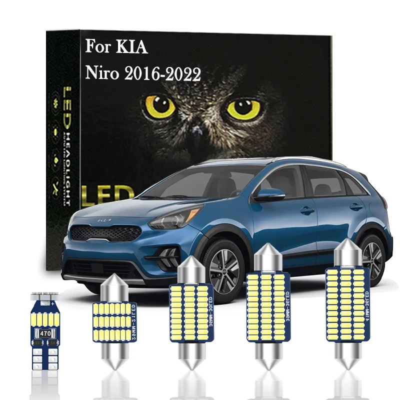 

Canbus Interior Led Light For KIA Niro EV Niro 2016 2017 2018 2019 2020 2021 2022 Car Accessories Map Dome Trunk Lamp