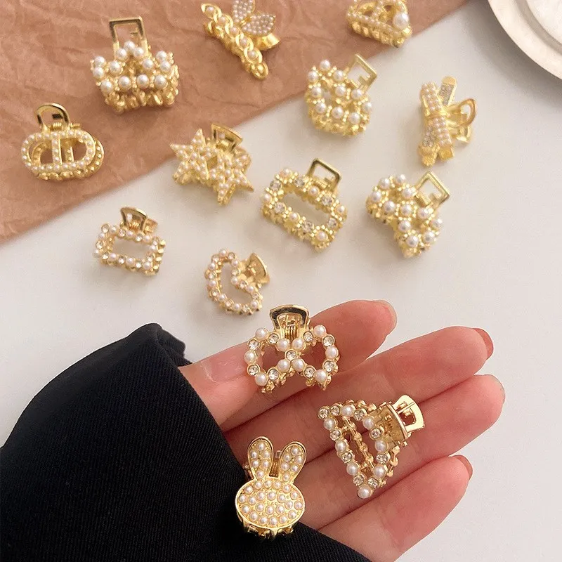 

Versatile Gentle Pearl Rhinestone Alloy Hair Clip Elegant Hair Accessories Fashionable Hair Grips No Brand AIjYdldC