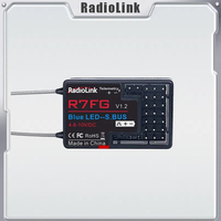 RadioLink R7FG 2.4GHz 7CH Dual Antenna Reciever High Voltage Integrated Gyro Version For Radiolinks RC6GS RC Transmitter