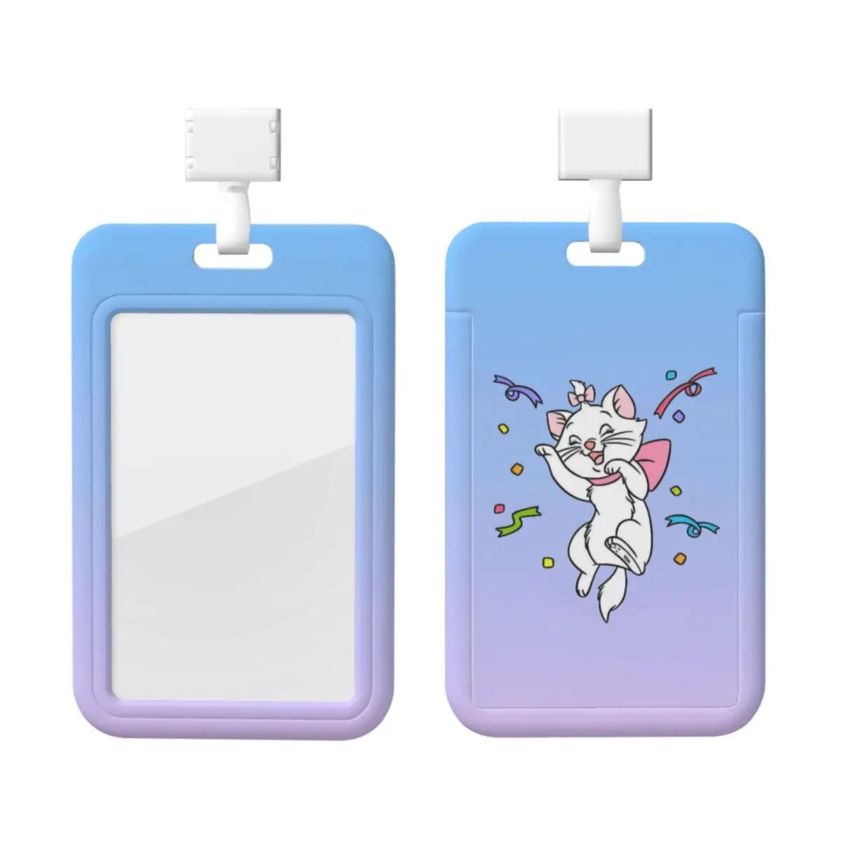 

Custom The Aristocats Card Badge Holder School Card Holder Unisex Cat Manga Neck Lanyard Credit Card Holders Neck Strap