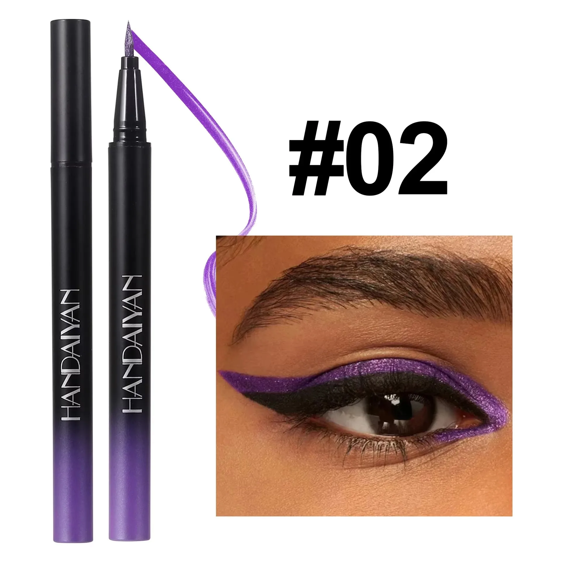 10 Colors Waterproof Eyeliner Pen Ultra-fine Long-lasting Fast Dry Liquid Eyeliner Non-smudged Eyeliner Makeup Cosmetics.