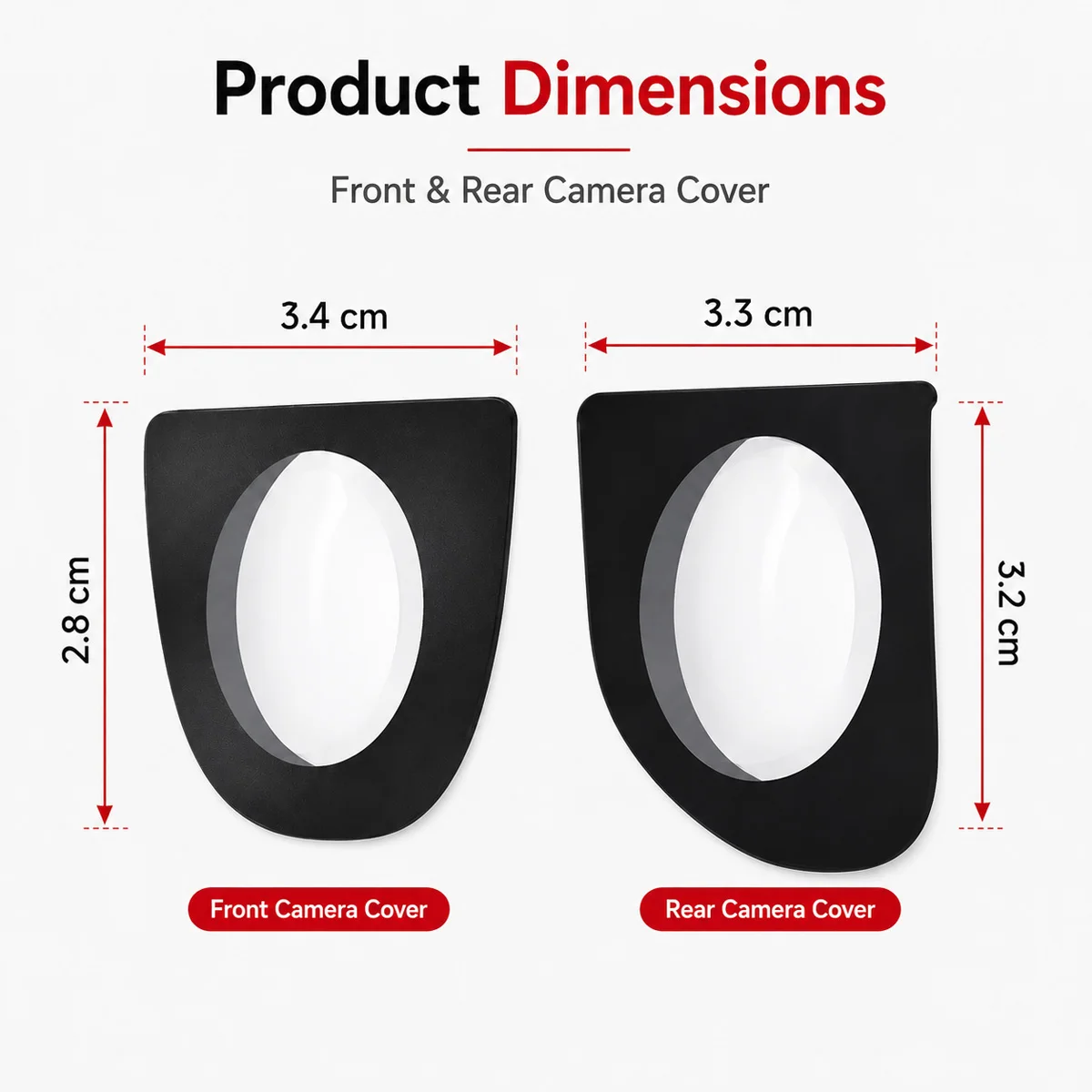 PINMOAP Camera Scratch Resistant And Waterproof Protective Cover Suitable For Tesla Model Y Juniper Model YL Automotive Parts view 5