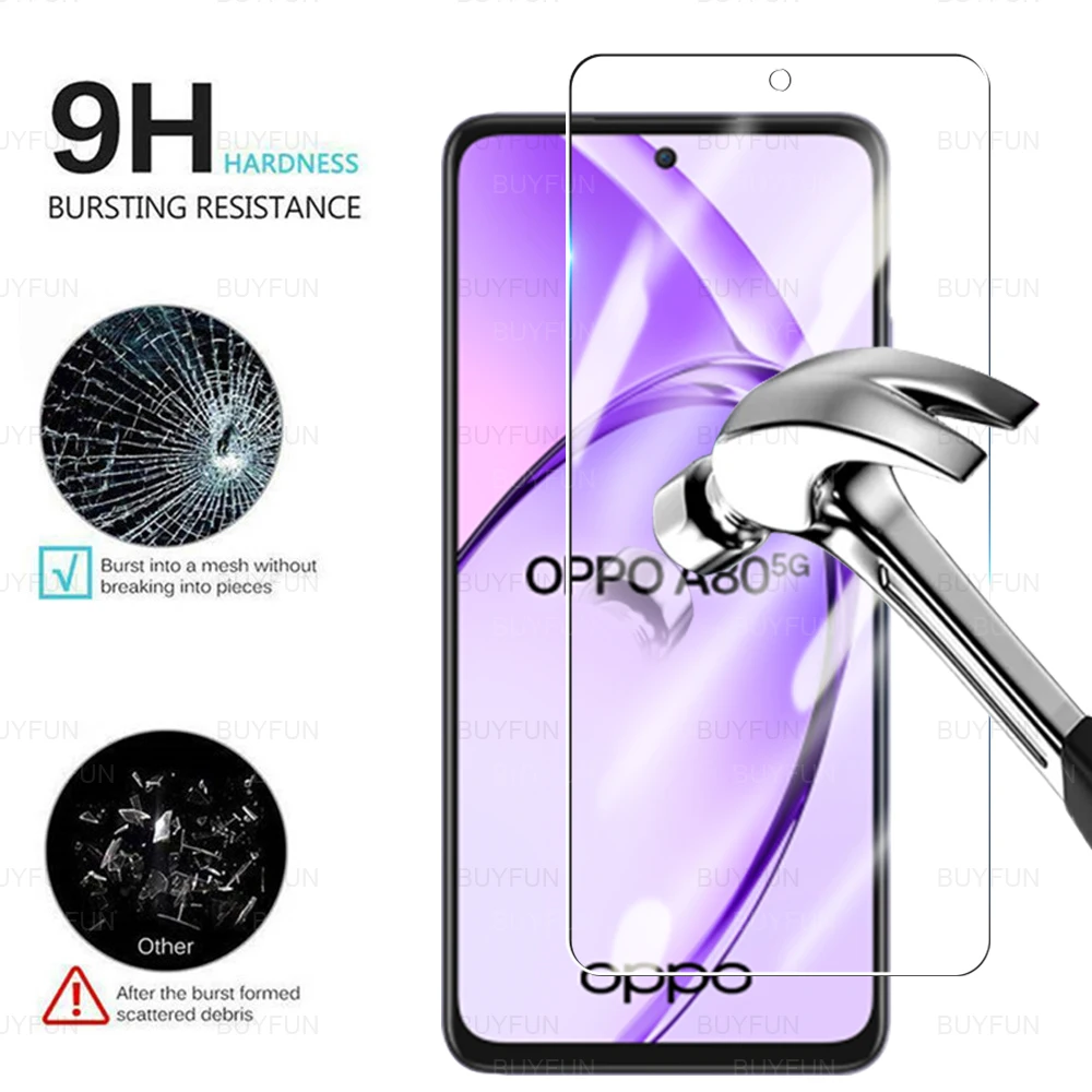 8in1 9H Tempered Glass For Oppo A80 5G 2024 Case Lens Protector Opo appo A 80 80A 6.67 inches OppoA80 CPH2639 Anti Scratch Film