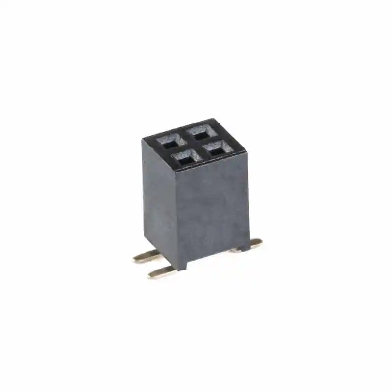 1.27mm pitch dual-row female connector, SMT female socket 2*2P/3/4/5/6/7/8/10/12/20/40P