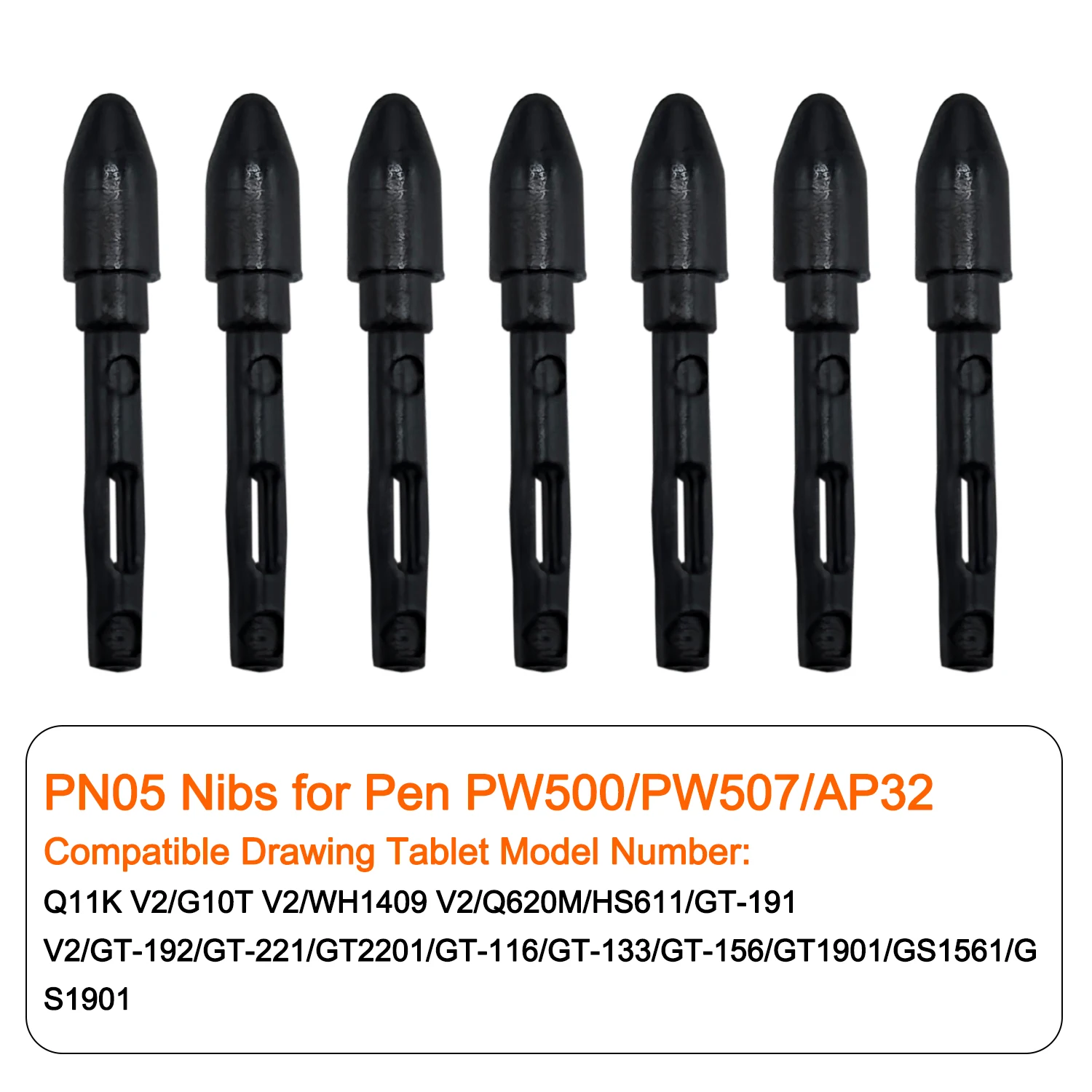 

Replacement Pen Nibs For GAOMON ArtPaint Pen AP10 / AP20 AP31/ AP32 / AP40 / AP50, Graphics Tablet for Drawing Stylus