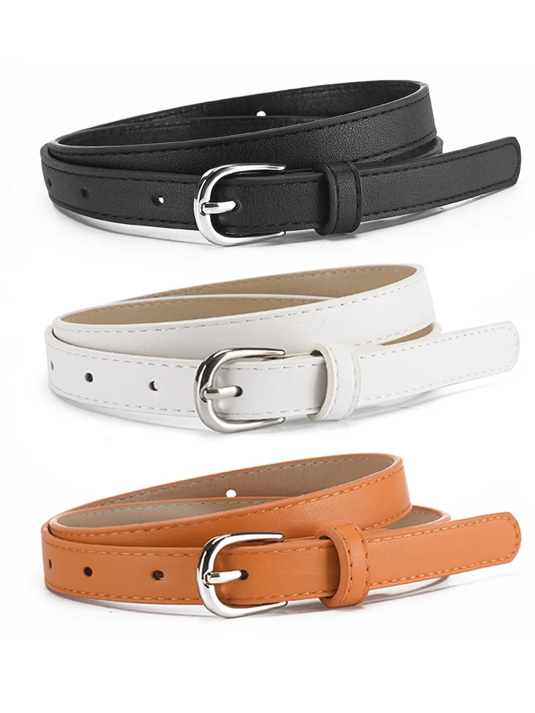 1spc PU Belt, Fashionable and Versatile, with a Commuter Style Pin Buckle, Pairs Well with Jeans and a Belt