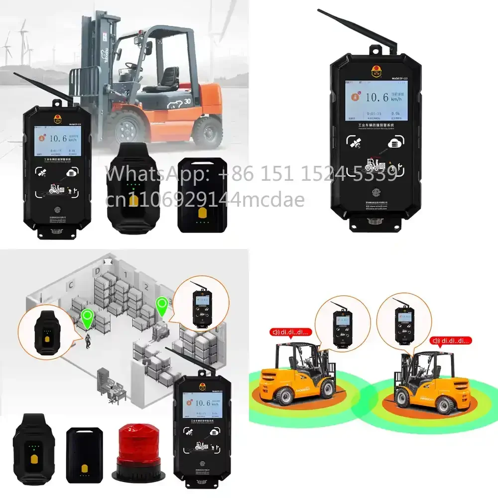 

2026 UWB Indoor Positioning Tracking System for Forklift Safety Collision Avoidance System IP65 Waterproof 10cm Precision for