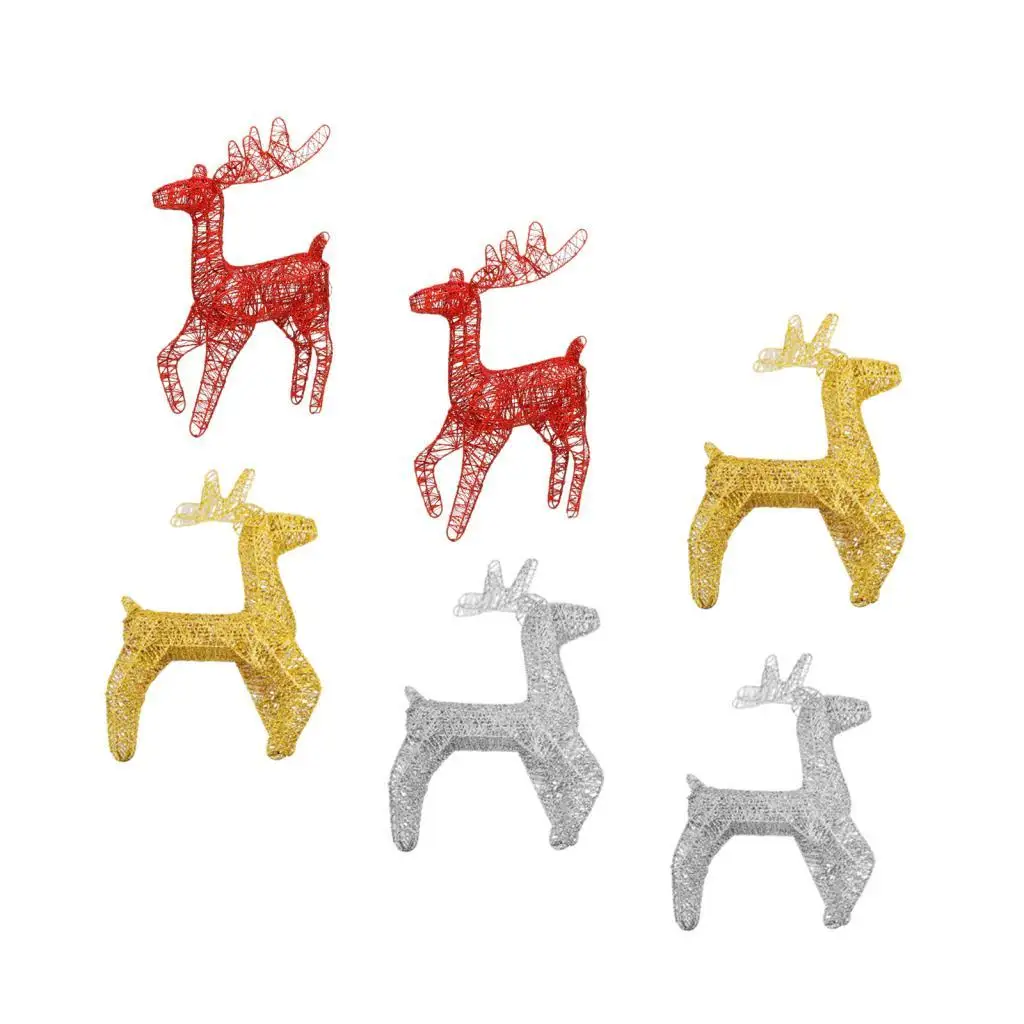 

Lighted Christmas Reindeer Christmas Reindeer Artificial Metal Waterproof