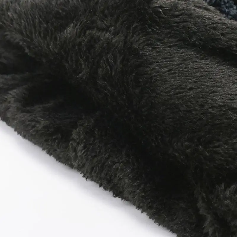 الشتاء محبوك بالاكلافا قبعة صغيرة 3 في 1 قبعة تزلج الدراجات قناع الرقبة الجراب غطاء كامل بيني معطف شتوي لوازم 49MB