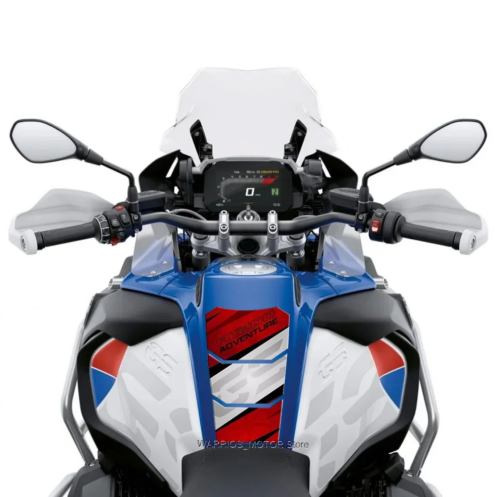 Motorcycle Fuel Tank Pad Sticker Waterproof Scratch-Resistant 3D Resin Protective Sticker Kit For BMW R 1200 GS ADV 2014 – 2018