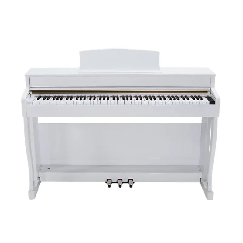 

OEM Model B-808 Professional Multifunctional 88 Hammer Action Keys Digital Upright White Piano With Dream Chip