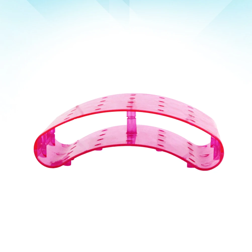 

Lollipop Display Stand Cake Holder Arc Shape Random Color Candy Stand for Sturdy Plastic Easy Storage
