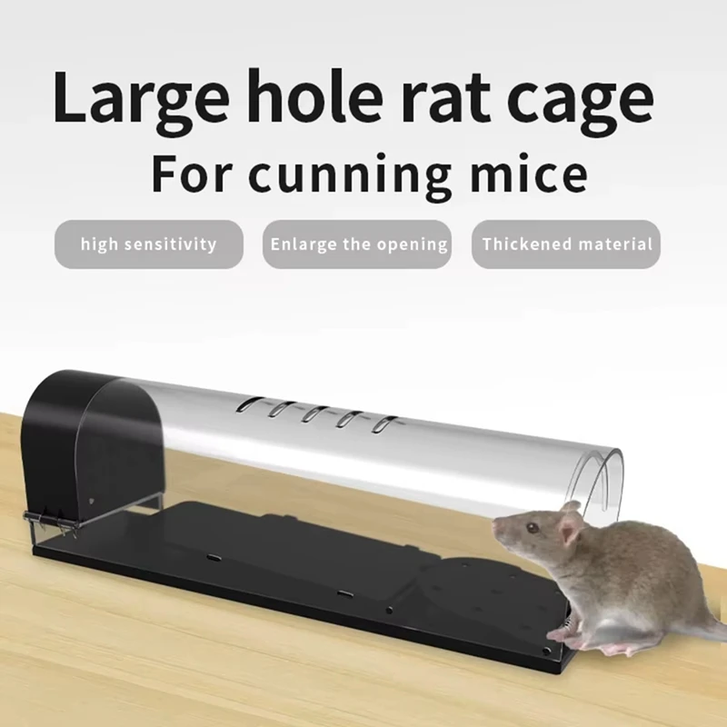 Mouse Trap New Type Of Rat Trap High Sensitivity Plastic Mouse Trap Reusable Outdoor Farmland Catch Rats Catch Voles