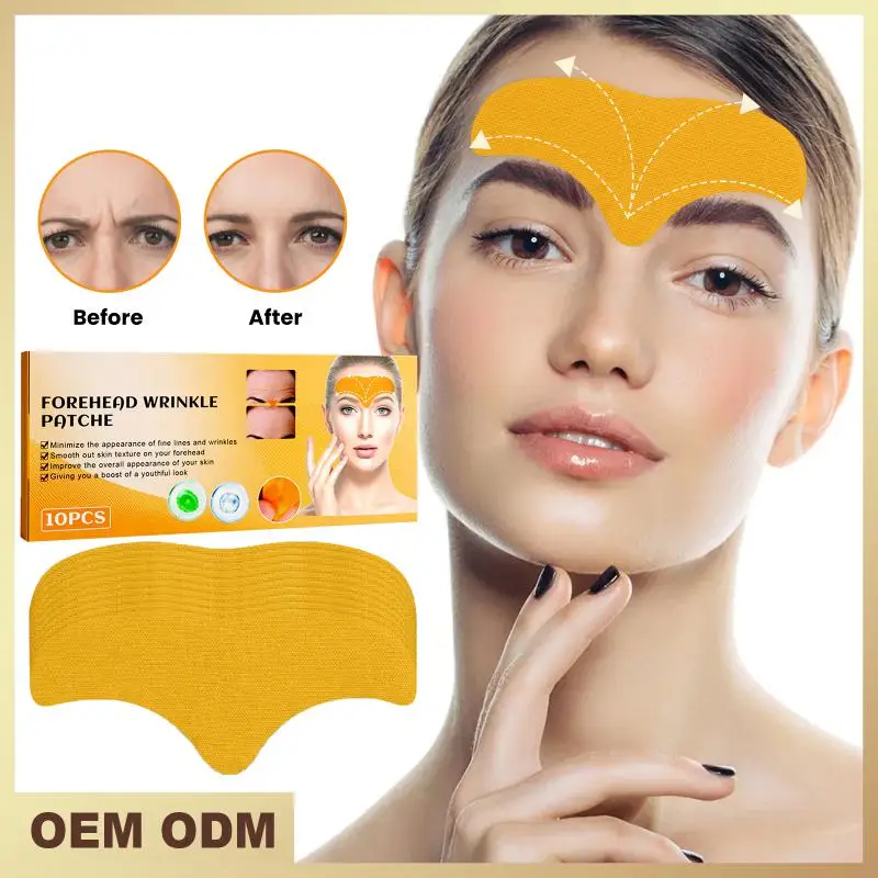 Anti-wrinkle Forehead Line Removal Gel Patch Firming Mask Frown Lines Face Skin Care Stickers Anti-aging Collagen Natural