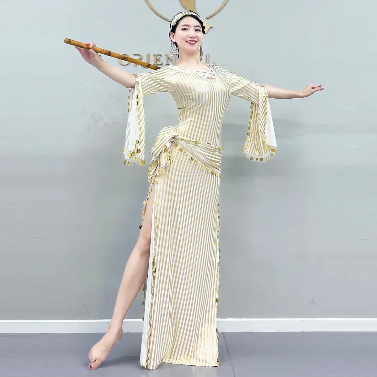 Trajes de Dança do Ventre Robe, Seda Leite, Vestidos de Dança Dourados, Baladi Folclórica Personalizada, Baladi Shaabi, Roupas de Dança Oriental, 2022
