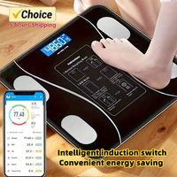 Gym Smart Scale Bluetooth 5.0, 0.1lb Precision 14 Body Data, Fitness & Home Weight Loss Scale home weight scale, ultra-precis