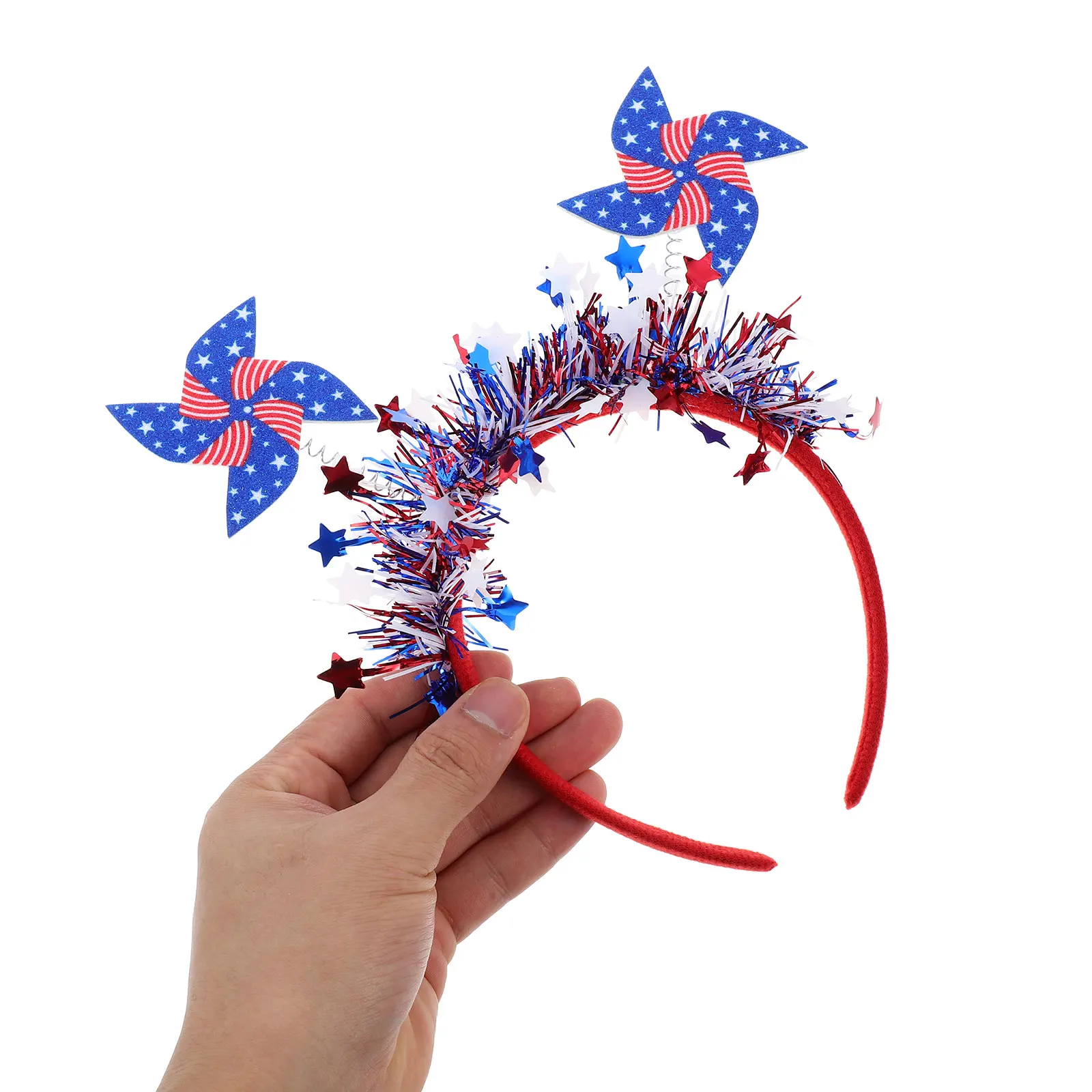 

American Flag Headband Women Girls Patriotic Red White Blue Hairband Independence Day Accessories Usa Holiday Style Comfortable