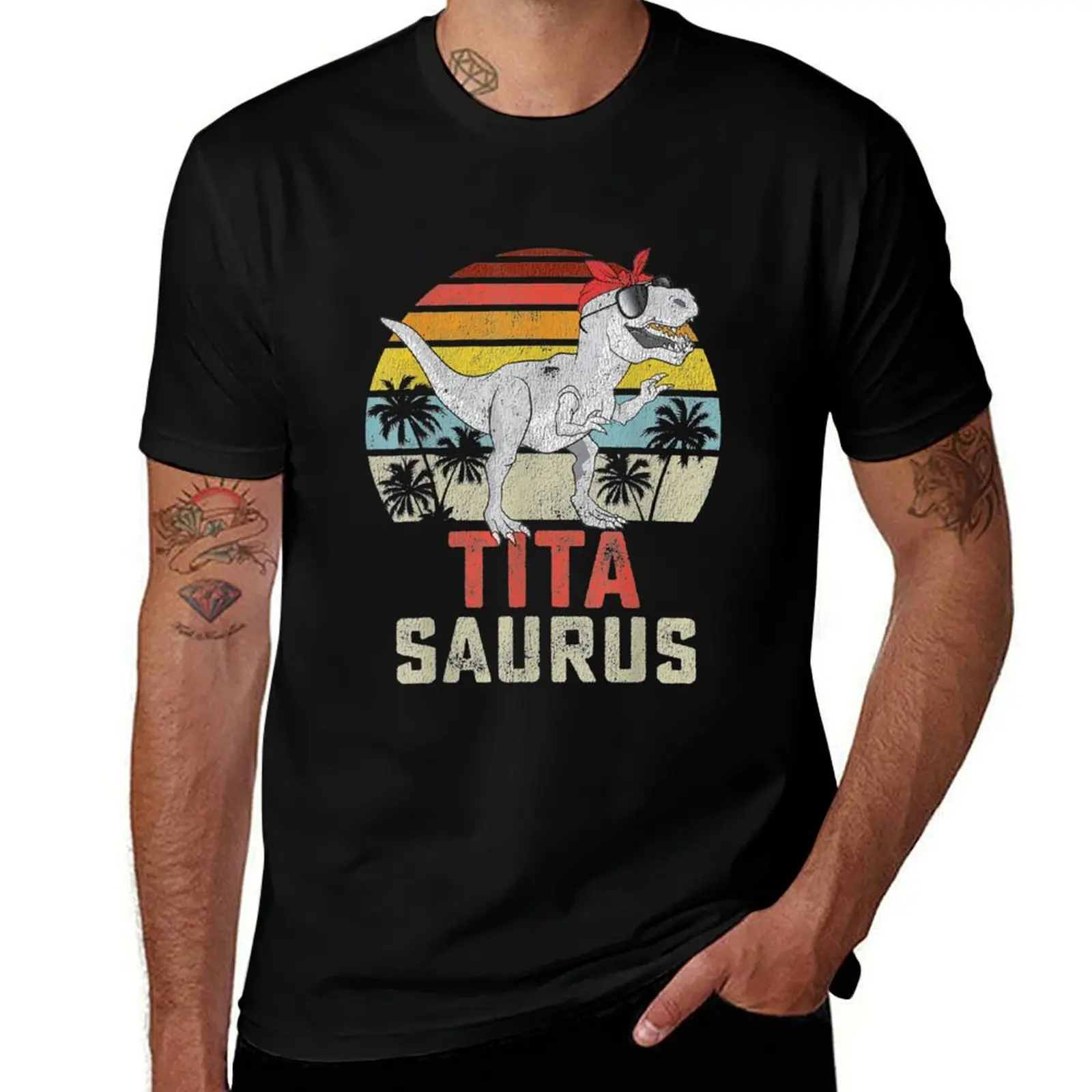Titasaurus T Rex Dinosaur Tita Saurus Family Matching TShirt10 T-Shirt Minimal Art Print T-Shirt