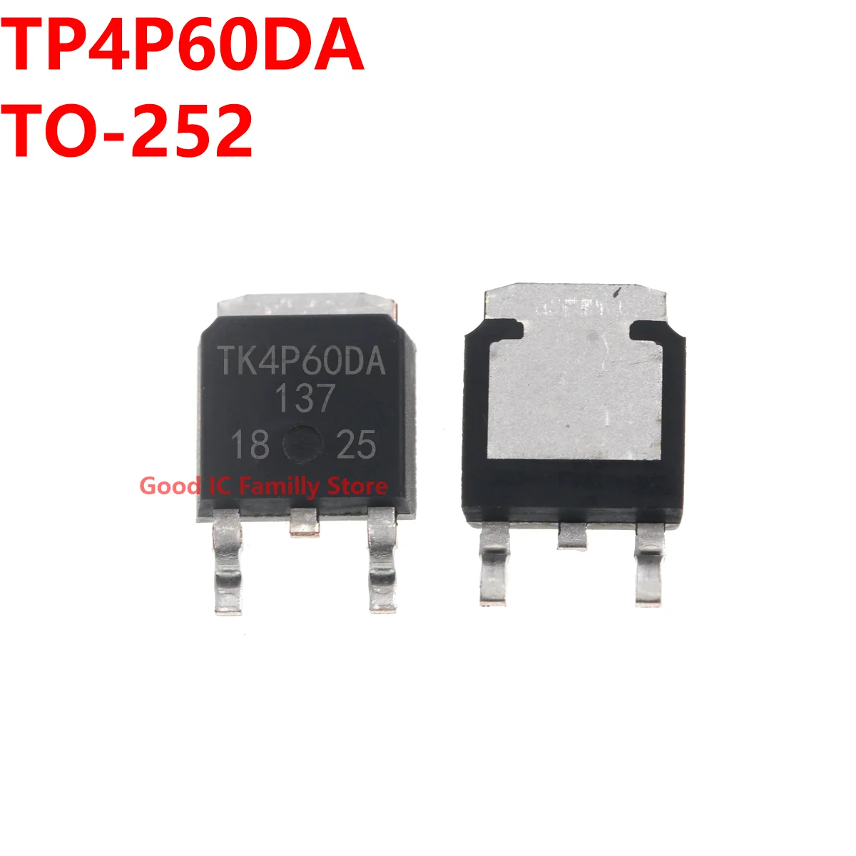 10PCS TK4P60DA TO-252