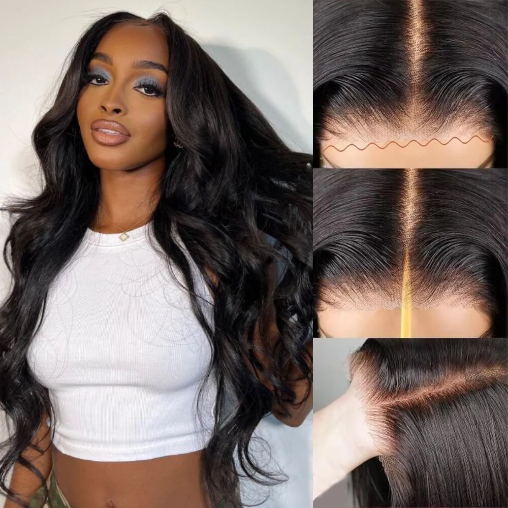 

9x6 Glueless Wig Human Hair Body Wave Ready To Wear Pre Cut Lace Pre Plucked 9X6 Transparent Lace Closure Wig No Glue No Gel