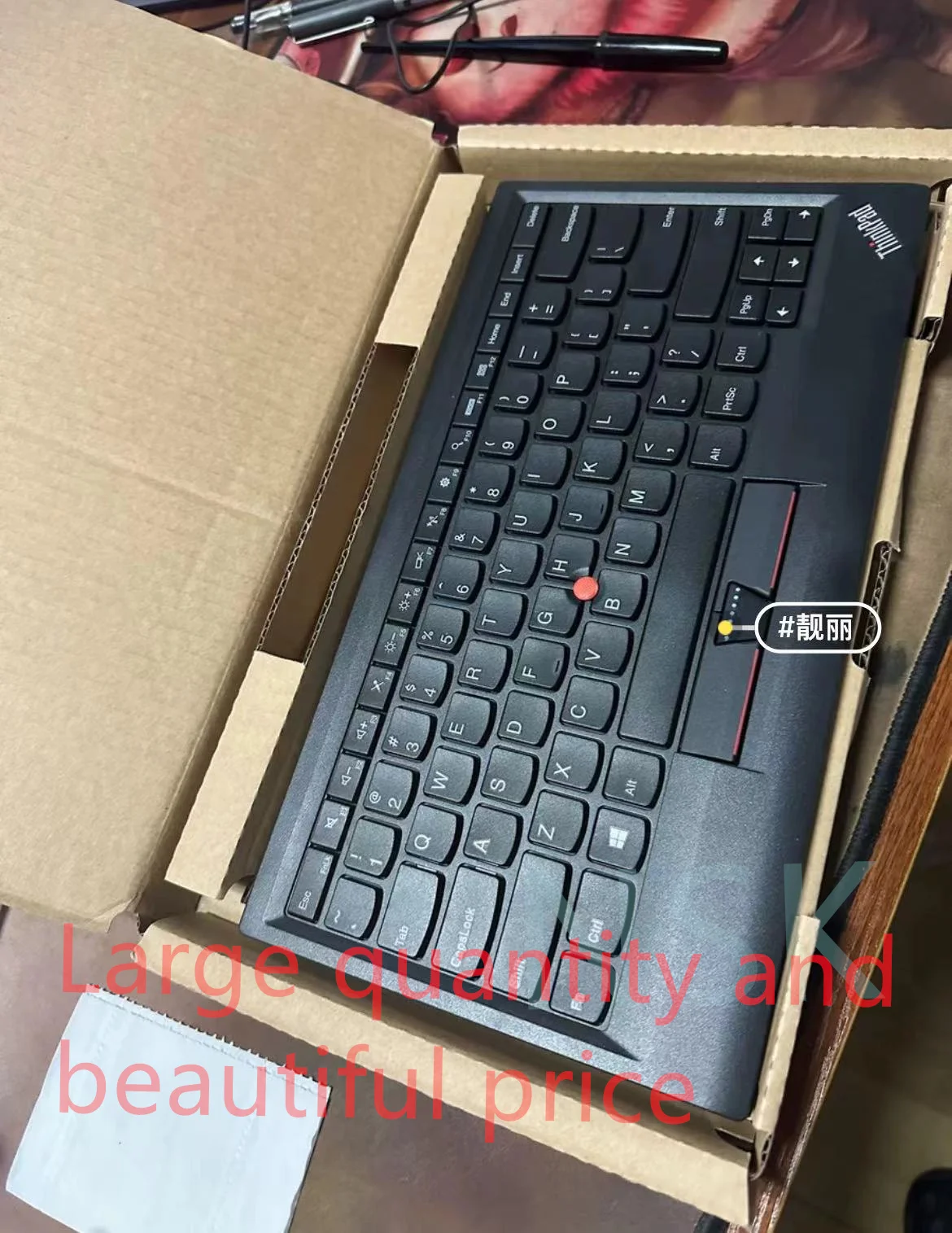 KU-1255 For Lenovo ThinkPad Compact USB Keyboard with TrackPoint 0B47190 4Y40X49493 100% TEST OK